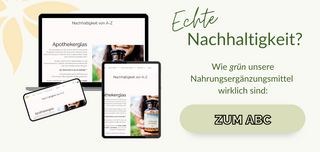 Nachhaltigkeit ABC Nahrungsergänzung