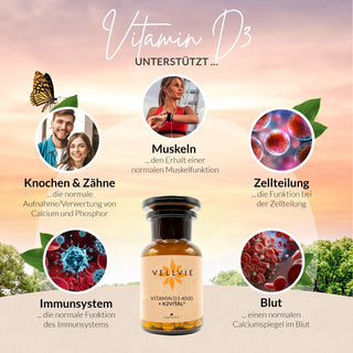 Vitamin D3 4000 + K2VITAL® - VELLVIE